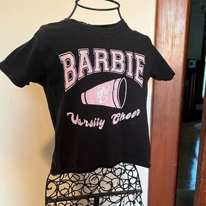 barbie varisty cheer baby tee
